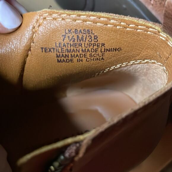 NIB Lucky Brand Women’s Basel Ankle Bootie Toffee size 7.5 - Picture 8 of 9